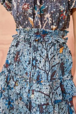 ULLA JOHNSON Josette Skirt - Morning Glory -Lila's Closet ULLA JOHNSON Josette Skirt MORNING GLORY 05