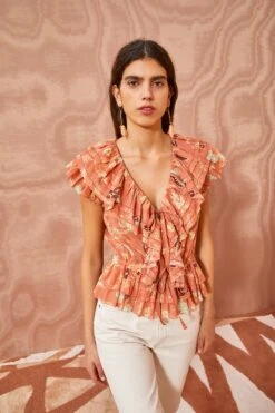 ULLA JOHNSON Kaede Top - Mesa Floral