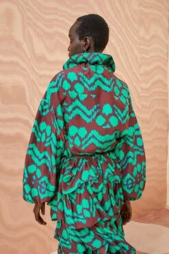 ULLA JOHNSON Kamara Blouse - Malachite -Lila's Closet ULLA JOHNSON Kamara Blouse MALACHITE 04