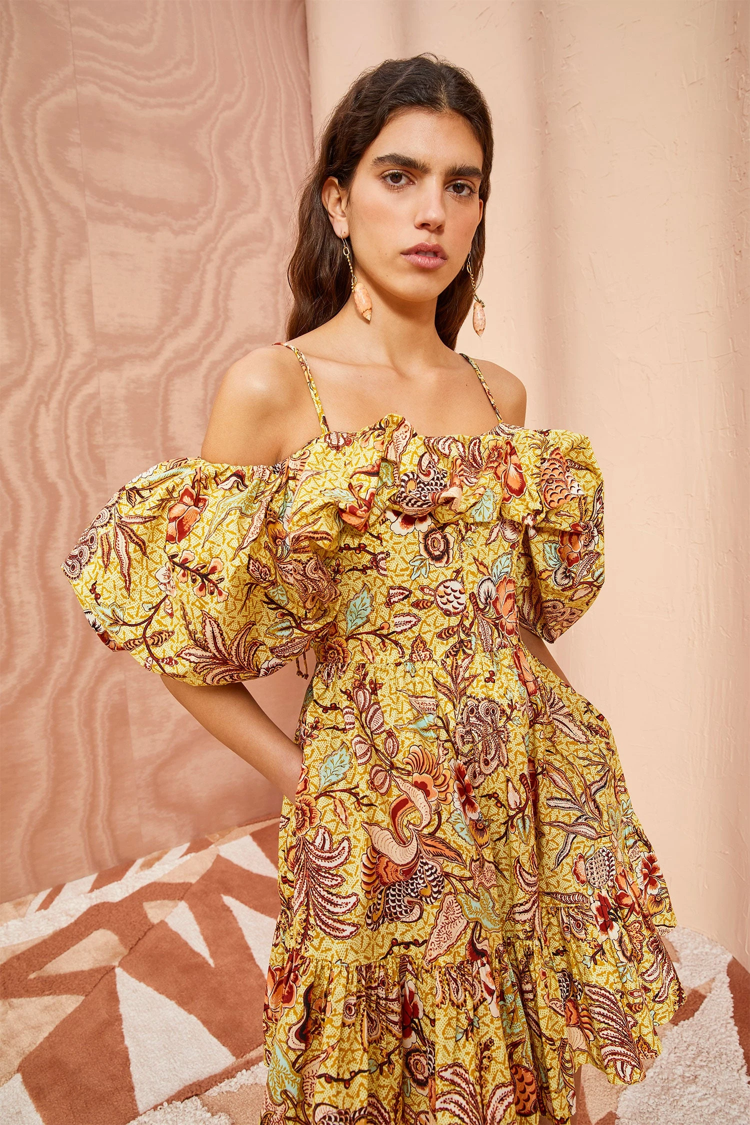 ULLA JOHNSON Lila Dress - Calla Lily 3 ULLA JOHNSON Lila Dress - Calla Lily