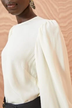 ULLA JOHNSON Lilliana Blouse - Pristine -Lila's Closet ULLA JOHNSON Lilliana Blouse PRISTINE 03