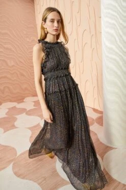 ULLA JOHNSON Lirra Gown - Peridot -Lila's Closet ULLA JOHNSON Lirra Gown PERIDOT 01 MAIN