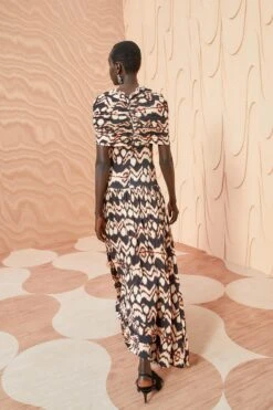 ULLA JOHNSON Livia Dress - Obsidian 12 ULLA JOHNSON Livia Dress - Obsidian -Lila's Closet ULLA JOHNSON Livia Dress OBSIDIAN 04