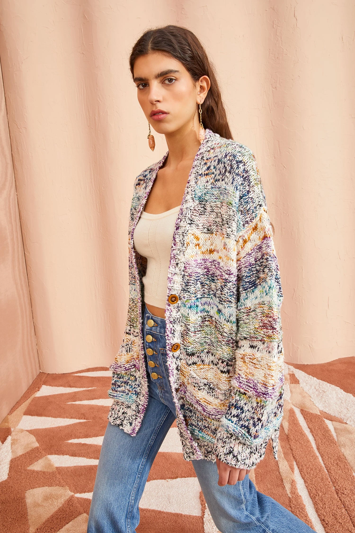 ULLA JOHNSON Lucinda Cardigan - Haze 3 ULLA JOHNSON Lucinda Cardigan - Haze