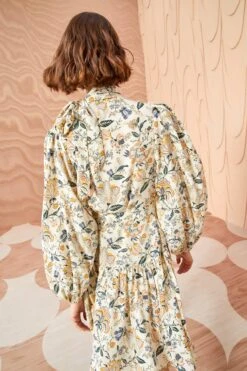 ULLA JOHNSON Lula Dress - Gardenia -Lila's Closet ULLA JOHNSON Lula Dress GARDENIA 0097