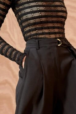 ULLA JOHNSON Lydia Pant - Noir -Lila's Closet ULLA JOHNSON Lydia Pant NOIR 05