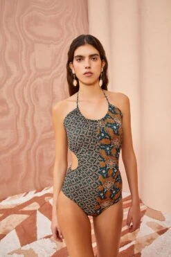 ULLA JOHNSON Mabel Maillot - Parrot -Lila's Closet ULLA JOHNSON Mabel Maillot PARROT 05