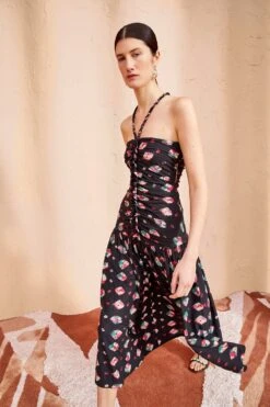 ULLA JOHNSON Marcella Dress - Nocturne 10 ULLA JOHNSON Marcella Dress - Nocturne -Lila's Closet ULLA JOHNSON Marcella Dress NOCTURNE 03