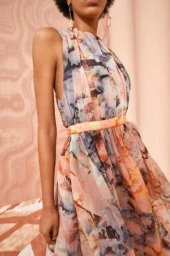 ULLA JOHNSON Marietta Dress - Fire Opal -Lila's Closet ULLA JOHNSON Marietta Dress FIREOPAL 02 ALT