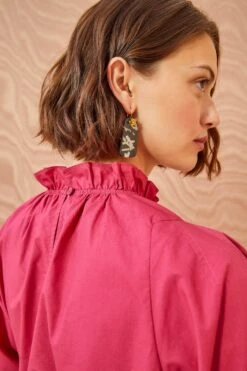 ULLA JOHNSON Marlie Blouse - Rosebud 10 ULLA JOHNSON Marlie Blouse - Rosebud -Lila's Closet ULLA JOHNSON Marlie Blouse ROSEBUD 04