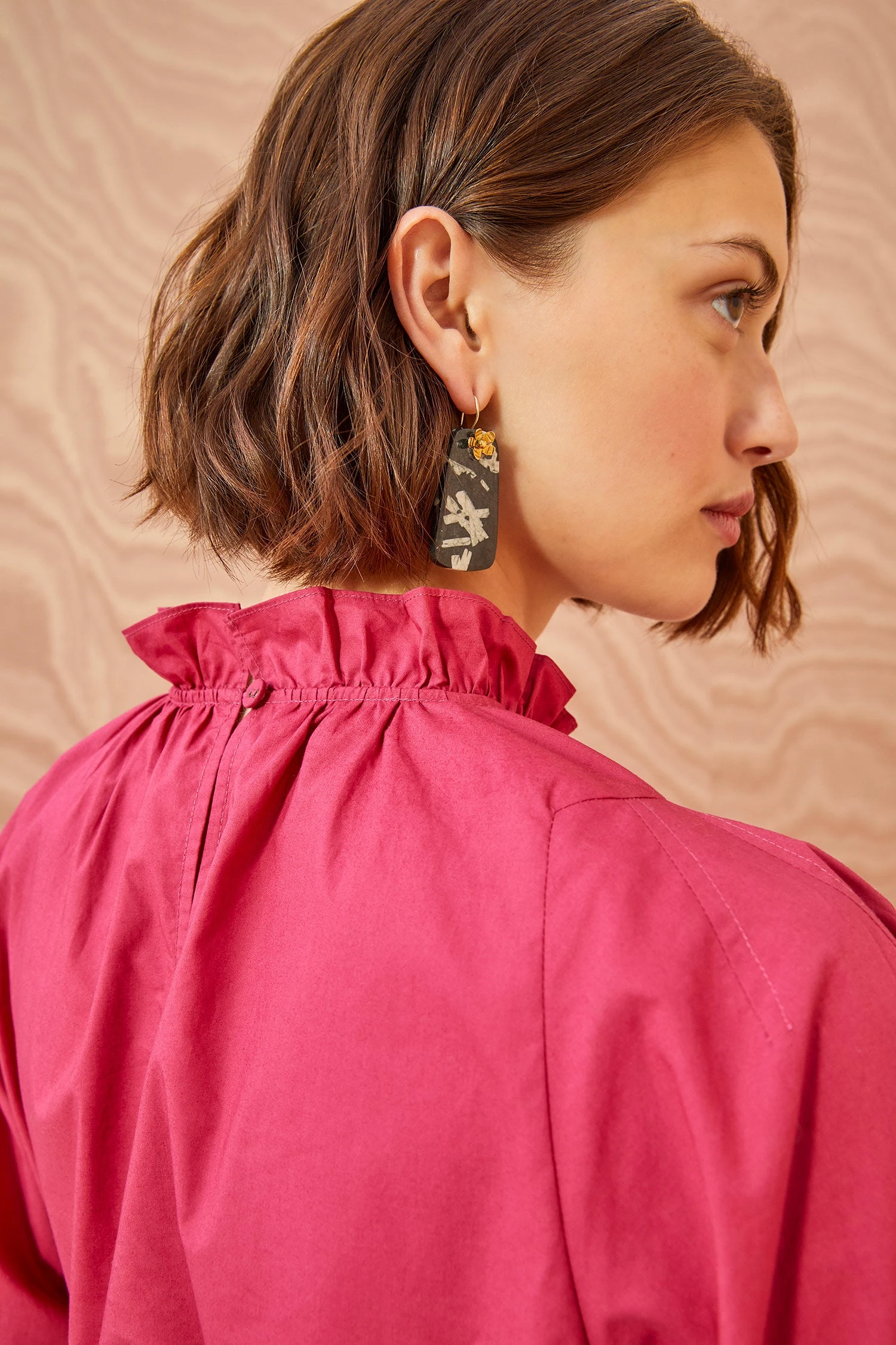 ULLA JOHNSON Marlie Blouse - Rosebud 6 ULLA JOHNSON Marlie Blouse - Rosebud - Image 4