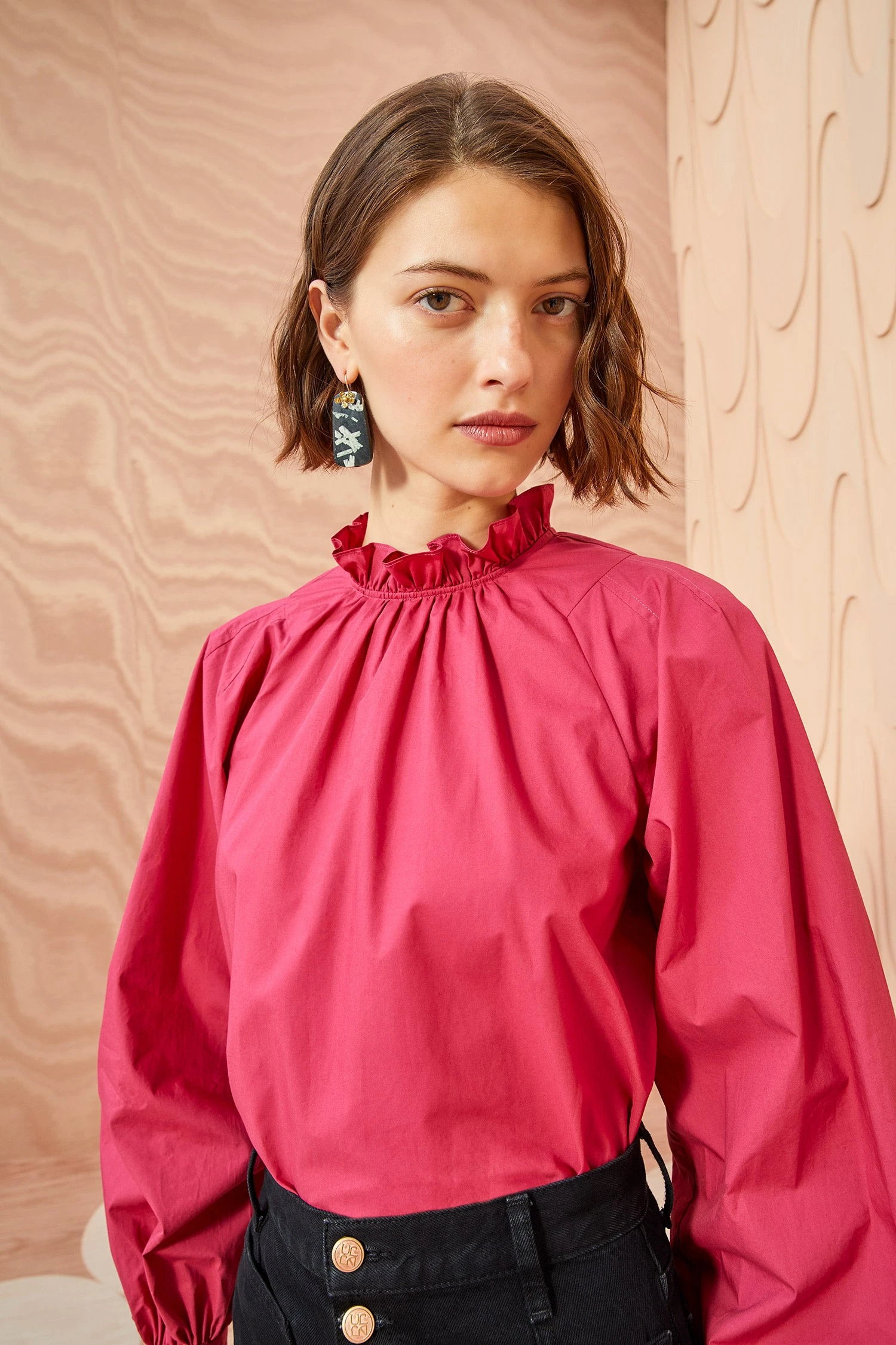 ULLA JOHNSON Marlie Blouse - Rosebud 7 ULLA JOHNSON Marlie Blouse - Rosebud - Image 5