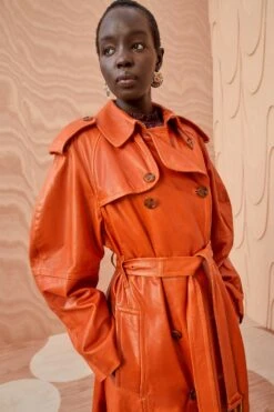 ULLA JOHNSON Marlowe Coat - Sierra -Lila's Closet ULLA JOHNSON Marlowe Coat SIERRA 0108