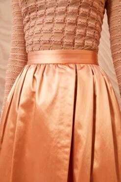 ULLA JOHNSON Maxine Skirt - Copper -Lila's Closet ULLA JOHNSON Maxine Skirt COPPER 02 ALT