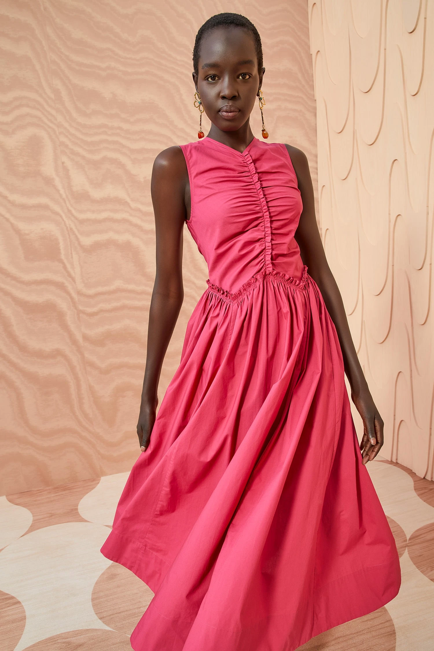 ULLA JOHNSON Mimi Dress - Rosebud 5 ULLA JOHNSON Mimi Dress - Rosebud - Image 3