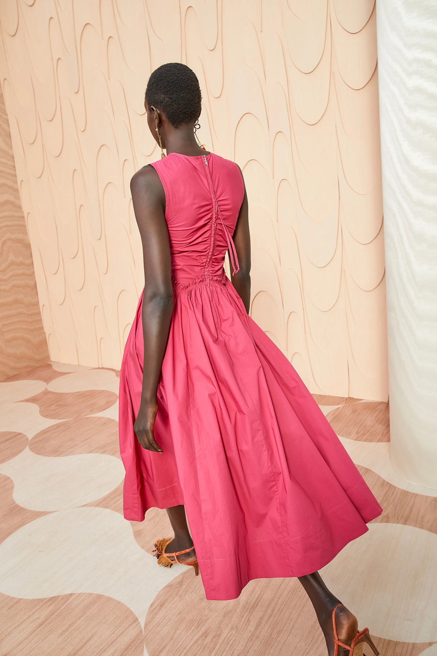 ULLA JOHNSON Mimi Dress - Rosebud 6 ULLA JOHNSON Mimi Dress - Rosebud - Image 4