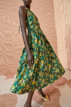 ULLA JOHNSON Mimi Dress - Tigerlily 9 ULLA JOHNSON Mimi Dress - Tigerlily -Lila's Closet ULLA JOHNSON Mimi Dress TIGERLILY 03