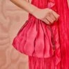 ULLA JOHNSON Adria Small Pleated Wave Bag - Orchid Colorblock 1 ULLA JOHNSON Adria Small Pleated Wave Bag - Orchid Colorblock -Lila's Closet ULLA JOHNSON Mini Wave Bag Orchid