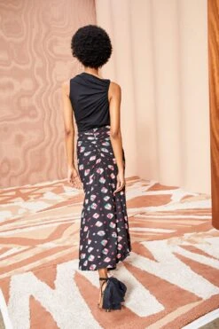 ULLA JOHNSON Nadira Skirt - Nocturne -Lila's Closet ULLA JOHNSON Nadira Skirt NOCTURNE 04