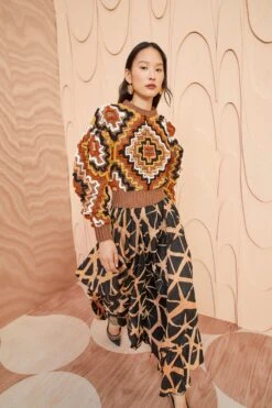 ULLA JOHNSON Nedda Pullover - Opalite 13 ULLA JOHNSON Nedda Pullover - Opalite -Lila's Closet ULLA JOHNSON Nedda Pullover OPALITE 0093