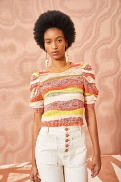 ULLA JOHNSON Odie Top - Agate -Lila's Closet ULLA JOHNSON Odie Top AGATE 05