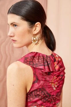 ULLA JOHNSON Othella Dress - Wild Rose -Lila's Closet ULLA JOHNSON Othella Dress WILD ROSE 03