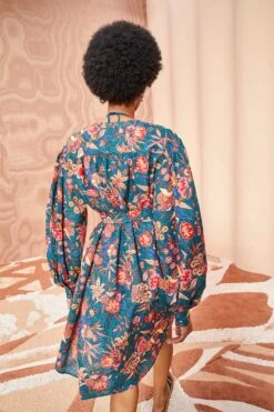 ULLA JOHNSON Otto Coverup - Delphinium -Lila's Closet ULLA JOHNSON Otto Coverup DELPHINIUM 04