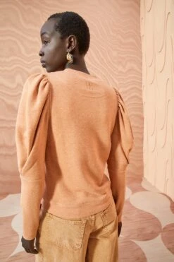 ULLA JOHNSON Philo Pullover - Resin -Lila's Closet ULLA JOHNSON Philo Pullover RESIN 04