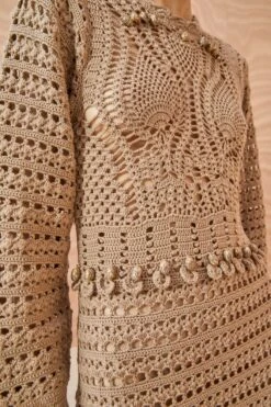 ULLA JOHNSON Prisha Dress - Flax -Lila's Closet ULLA JOHNSON Prisha Dress FLAX 02 ALT