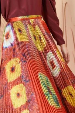 ULLA JOHNSON Rami Skirt - Medallion -Lila's Closet ULLA JOHNSON Rami Skirt MEDALLION 02 ALT