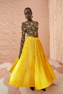 ULLA JOHNSON Rami Skirt - Sunsprite -Lila's Closet ULLA JOHNSON Rami Skirt SUNSPRITE 04