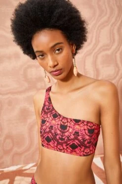 ULLA JOHNSON Reina Bikini Top - Wild Rose -Lila's Closet ULLA JOHNSON Reina Bikini TOP WILD ROSE 05