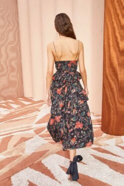 ULLA JOHNSON Renata Dress - Obsidian -Lila's Closet ULLA JOHNSON Renata Dress OBSIDIAN 0116