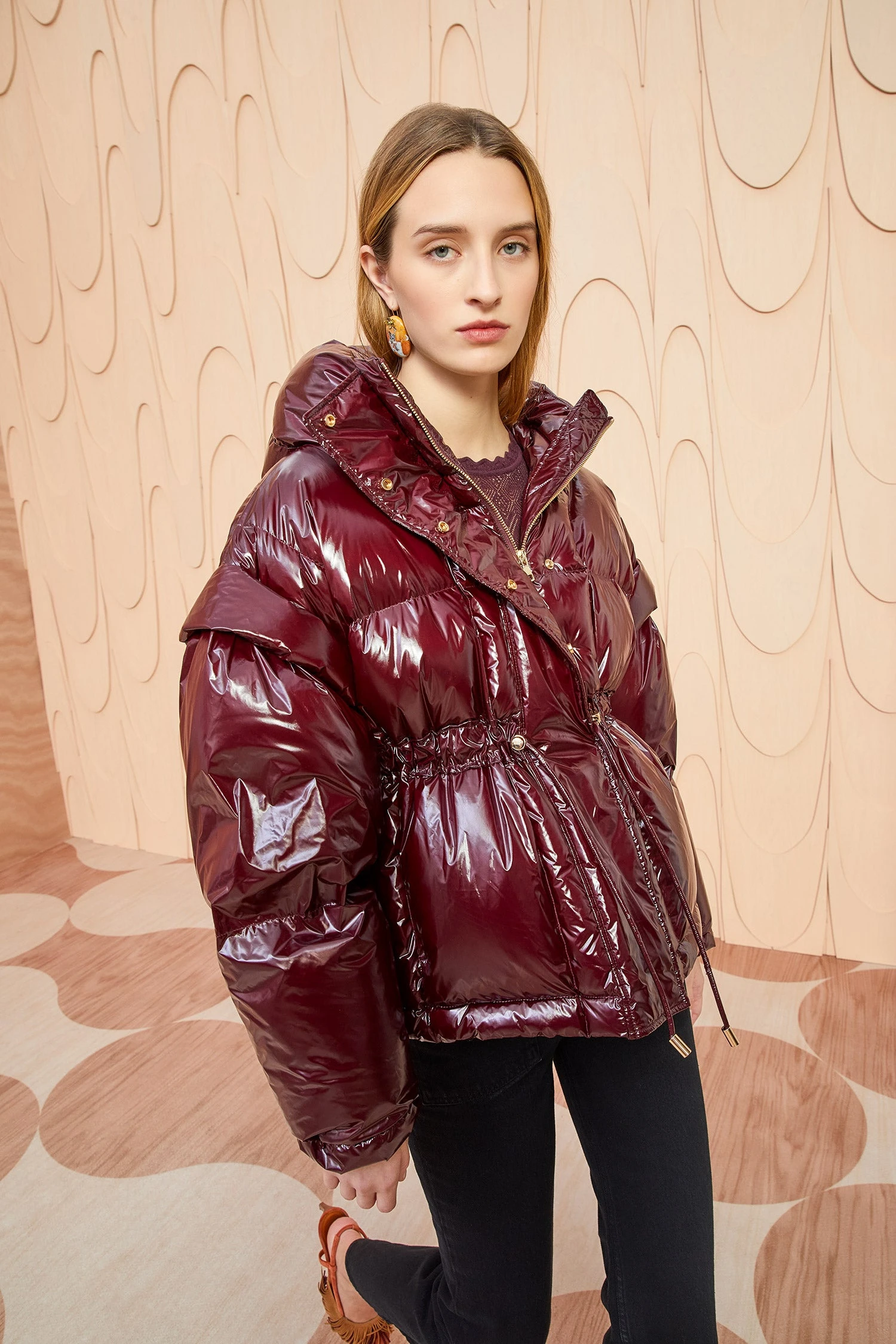 ULLA JOHNSON Rhodes Jacket - Mahogany 3 ULLA JOHNSON Rhodes Jacket - Mahogany