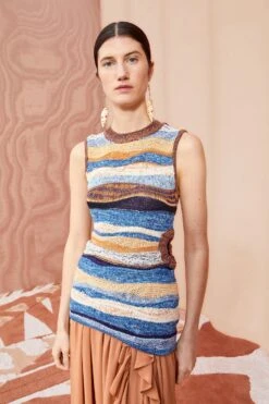 ULLA JOHNSON Robbie Top - Aegean