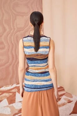 ULLA JOHNSON Robbie Top - Aegean -Lila's Closet ULLA JOHNSON Robbie Top AEGEAN 03