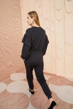 ULLA JOHNSON Rory Pant - Noir -Lila's Closet ULLA JOHNSON Rory Pant NOIR 04