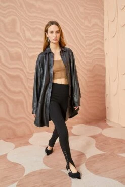 ULLA JOHNSON Ruth Legging - Noir -Lila's Closet ULLA JOHNSON Ruth Legging NOIR RESHOOT 01 MAIN