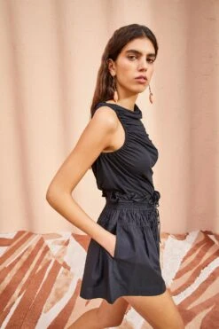 New Release -Lila's Closet ULLA JOHNSON Rylan Short NOIR 03