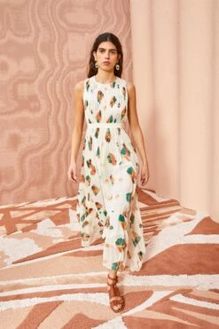 ULLA JOHNSON Sarai Dress - Aurora -Lila's Closet ULLA JOHNSON Sarai Dress AURORA 03