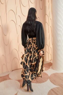 ULLA JOHNSON Savita Skirt - Onyx -Lila's Closet ULLA JOHNSON Savita Skirt ONYX 0065