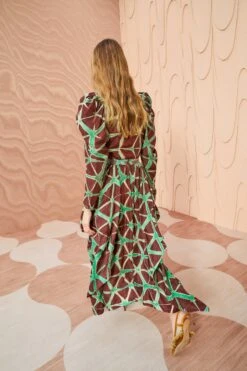 ULLA JOHNSON Savita Skirt - Teak -Lila's Closet ULLA JOHNSON Savita Skirt TEAK 0008