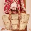 ULLA JOHNSON Seaview Day Basket - Natural -Lila's Closet ULLA JOHNSON Seaview Day Basket Natural 0005