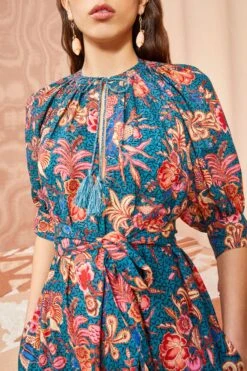 ULLA JOHNSON Selena Coverup - Delphinium -Lila's Closet ULLA JOHNSON Selena Coverup DELPHINIUM 0121