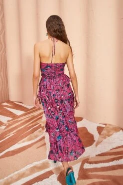 ULLA JOHNSON Simona Dress - Snapdragon -Lila's Closet ULLA JOHNSON Simona Dress SNAPDRAGON 04