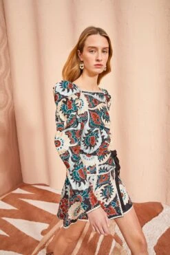 ULLA JOHNSON Siya Blouse - Lapis -Lila's Closet ULLA JOHNSON Siya Blouse LAPIS 0146