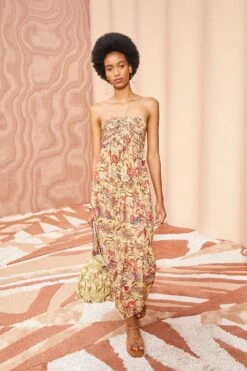 ULLA JOHNSON Siya Coverup - Calla Lily