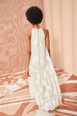 ULLA JOHNSON Stella Dress - Pearl -Lila's Closet ULLA JOHNSON Stella Dress PEARL 05