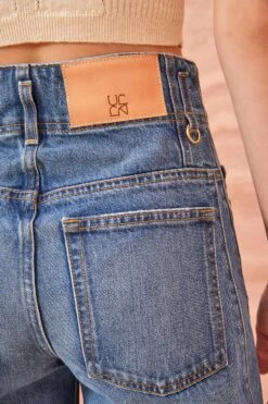 ULLA JOHNSON The Thea Jean - Danube Medium Indigo Wash -Lila's Closet ULLA JOHNSON THEA JEAN DANUBE MEDIUM INDIGO WASH 05