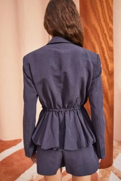 ULLA JOHNSON Talie Blazer - Midnight -Lila's Closet ULLA JOHNSON Talie Blazer MIDNIGHT 0122